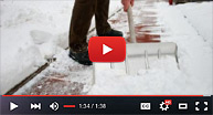 Лопата на дачу для чищення снігу своїми руками