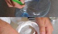 Як зробити люстру з пластикових ложок самому