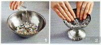 Як зробити тарілки з газети з декоративним розписом своїми руками