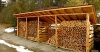 Як заготовити дрова на зиму своїми руками - навіси для дров