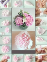 Як зробити букет квітів з полимерної глини
